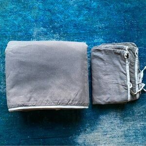 West Elm Linen Blend Duvet Cover Set